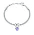Lovely drop heart steel bracelet SCZ1345