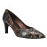 Фото #2 товара VANELi Ramses Snake Pointed Toe Pumps Womens Brown Dress Casual 307617