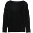 Фото #1 товара Ralph Lauren Womens Cable Pullover Sweater Black Small