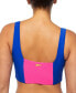 Women's Colorblock Longline Bikini Top