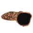 Corkys Wicked Leopard Round Toe Pull On Womens Brown Casual Boots 80-9981-LEOP