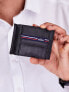 Фото #2 товара Мужской кошелек с зажимом для денег кожаный  синий горизонтальный без застежки Portfel-CE-PR-N569-GV.84-niebieski Factory Price