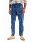 Men's Laser print carrot jeans