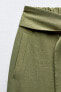 Фото #6 товара Широкие брюки с бантом ZARA