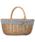 Фото #6 товара Country Navy & White Striped Picnic Basket