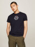 Фото #1 товара Slim Fit Monotype Laurel Logo T-Shirt