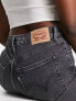 Levi's high waisted mom jean in black wash