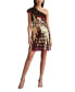 ფოტო #1 პროდუქტის Women's Bina Sequin Fringe Mini Dress