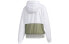 adidas MH FEM WB 连帽拼接梭织防风夹克外套 女款 白色 / Куртка Adidas MH FEM WB Trendy_Clothing GF0129
