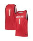 Фото #1 товара Men's #1 Red Maryland Terrapins College Replica Basketball Jersey