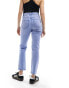 ASOS DESIGN slim fit comfort mom jeans in bright mid blue Helles Mittelblau, W36 L32 - фото #6