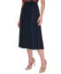 Women's Belted Midi Pleat Skirt