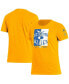ფოტო #1 პროდუქტის Women's Gold St. Louis Blues Reverse Retro 2.0 Playmaker T-shirt