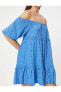 Фото #9 товара Платье женское Koton Мини с короткими рукавами и открытыми плечами