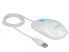 Delock 12537 - Ambidextrous - Optical - USB Type-A - 1200 DPI - White