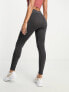 Hummel seamless mid waist leggings in black