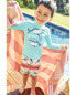 Фото #11 товара Toddler Ombre Shark Print Swim Trunks 5T