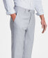 Фото #4 товара Men's Slim-Fit Wool Sharkskin Suit Pants, Created for Macy's