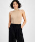 ფოტო #4 პროდუქტის Women's Sleeveless Mock Neck Bodysuit, Created for Macy's