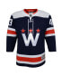 Фото #2 товара Big Boys Tom Wilson Navy Washington Capitals 2020/21 Alternate Premier Player Jersey