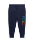 Фото #1 товара Toddler and Little Boys Ombre-Logo Double-Knit Jogger Pants