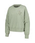 ფოტო #3 პროდუქტის Women's Green St. Louis Cardinals Neutral Oversized Boxy Cropped Pullover Sweatshirt