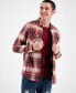 Фото #1 товара Men's Harry Regular-Fit Plaid Button-Down Flannel Shirt, Created for Macy's