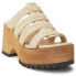 Фото #2 товара BEACH by Matisse Daze Platform Womens Beige Casual Sandals DAZE-795