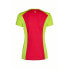 MONTURA Run Logo short sleeve T-shirt Lime Green / Pink Sugar, L - фото #3