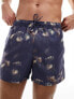 Фото #3 товара ASOS DESIGN swim shorts in short length in floral print