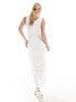 Фото #7 товара SNDYS wear 2 ways cut out detail dress in white