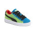 Фото #2 товара Puma Suede Water Fight Lace Up Toddler Boys Blue, Green Sneakers Casual Shoes 3