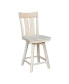 Ava Counter Height Stool with Swivel and Auto Return Бежевый - фото #3