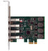 Exsys EX-11194 4-Port USB 3.2 Gen 1 PCIe Karte - PCI-Express
