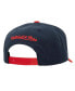 ფოტო #3 პროდუქტის Men's Navy, Red New Orleans Pelicans Soul XL Logo Pro Crown Snapback Hat