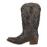 Roper Riley Glitz Snip Toe Cowboy Womens Grey Casual Boots 09-021-1566-3401