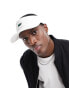 Lacoste classic logo visor cap in white