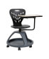 Mobile Desk Chair - 360° Tablet Rotation And Storage Cubby