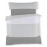 Фото #1 товара Комплект чехлов для одеяла Alexandra House Living Белый Серый 135/140 кровать 2 Предметы