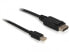 Фото #2 товара Кабель Displayport 3m с мини DisplayPort Delock черный с золотом 10,8 Гбит/с
