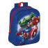 School Bag The Avengers 3D Navy Blue 22 x 27 x 10 cm