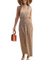 Фото #1 товара Women's Retro One-Shoulder Smocked Maxi Beach Dress