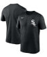 Фото #1 товара Men's Black Chicago White Sox Wordmark Legend T-shirt