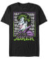 Фото #1 товара Men's Batman Joker Short Sleeve T-shirt