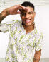 ASOS DESIGN shirt in scribble floral print