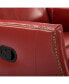 Фото #3 товара Marilia Genuine Leather Swivel Recliner with Nailhead Trims