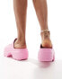 Фото #4 товара Crocs Stomp Sliders In Pink Tweed