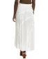 Фото #2 товара Vintage Havana Ruffle Maxi Skirt Women's White M