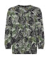Фото #3 товара Women's Cotton Viscose Leaf Print Tunic Shirt