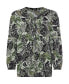 Women's Cotton Viscose Leaf Print Tunic Shirt